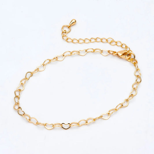 Gold Hearts Bracelet