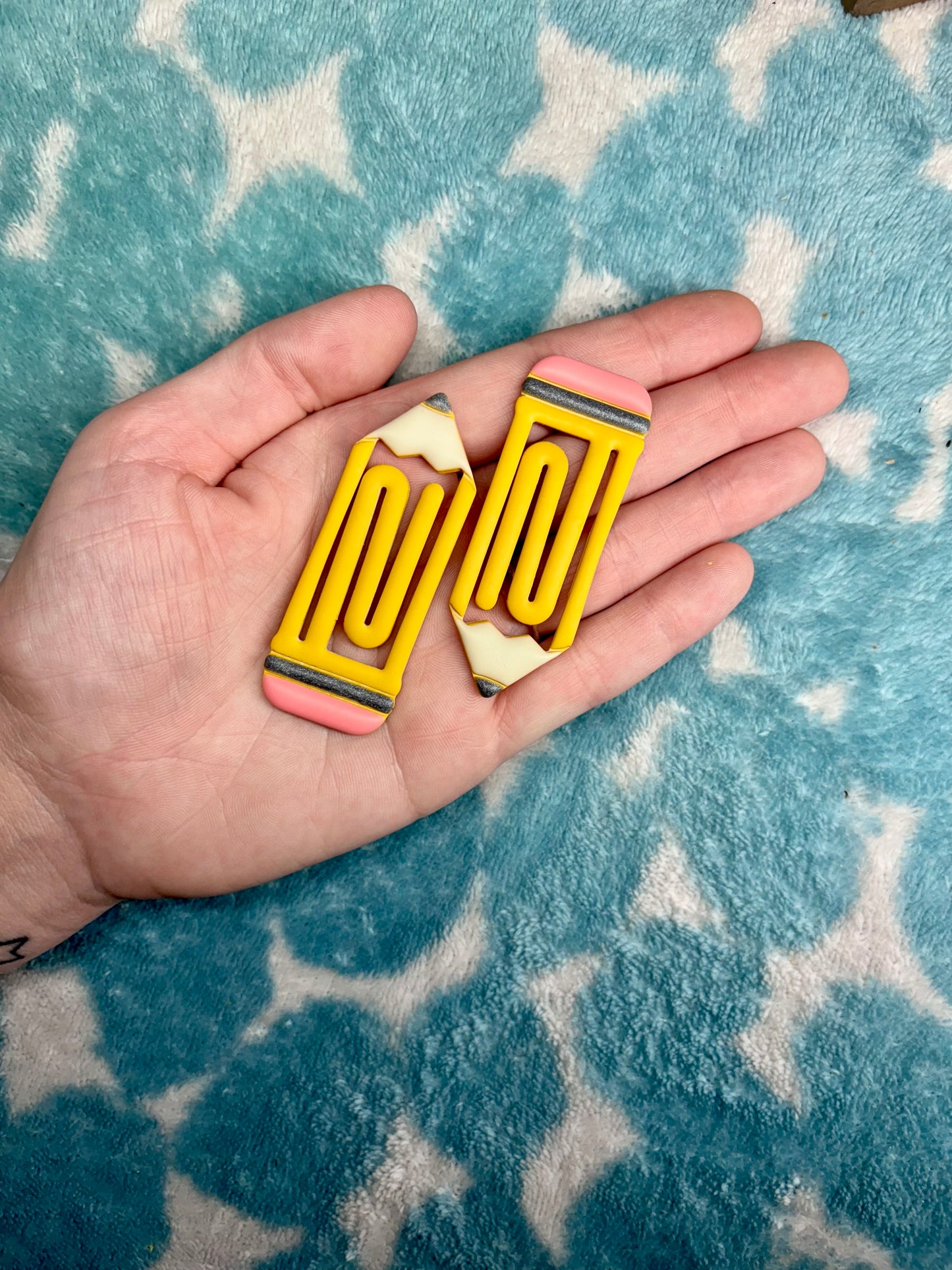 Pencil Perfect Clay Bookmark✏️📚