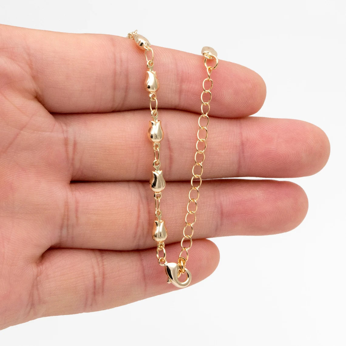 Gold Tulip Bracelet