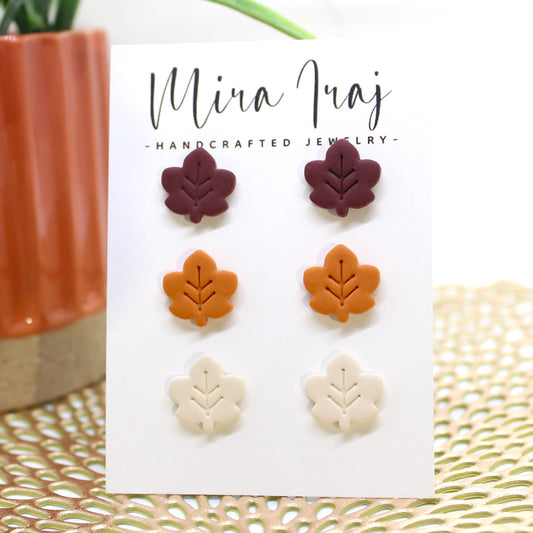 Fall Leaf Stud Bundle