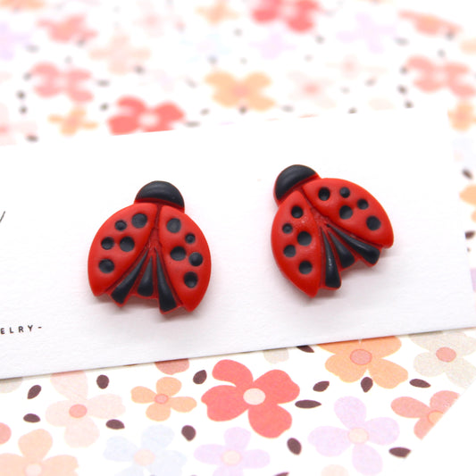 Ladybug Studs 🐞