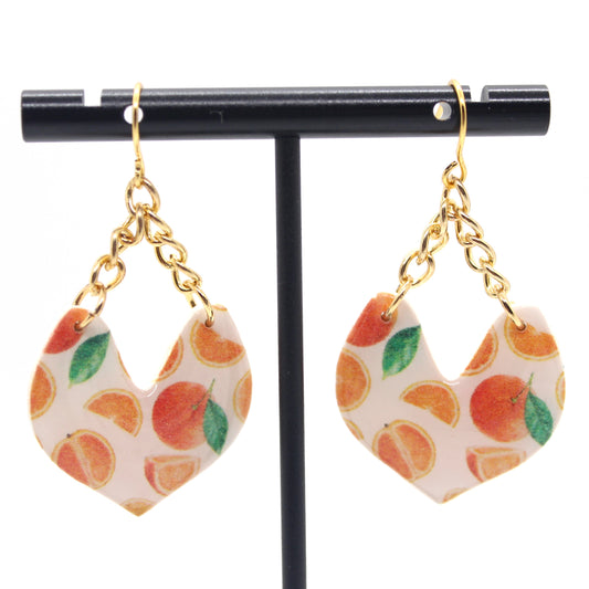 Orange Delight Dangles