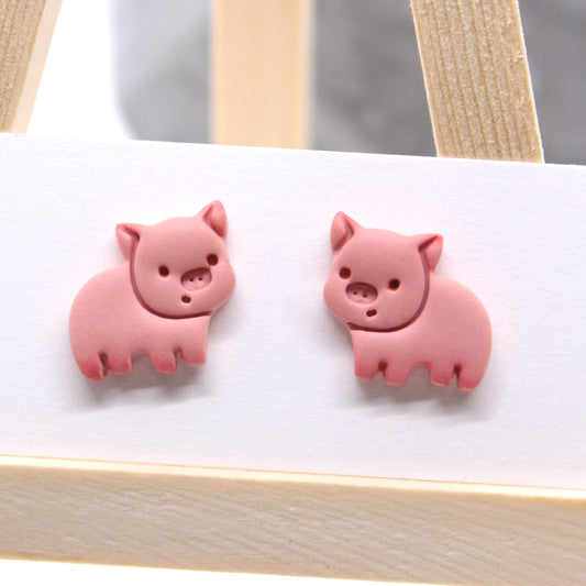 Pretty Piglet Studs 🐷