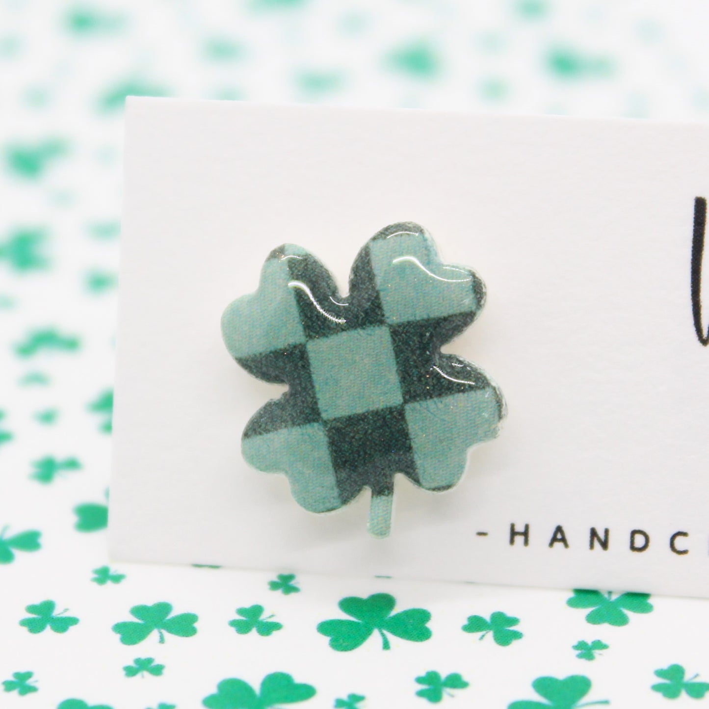 Lucky Clover Studs 🍀